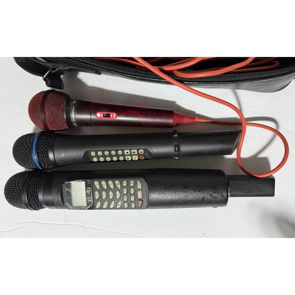 Microphones Mic Tested‎ Working Lot Of 3 Plus Case